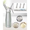 Cansookay Professional Whipped-Cream Dispenser,500mL/ 1 Pint Whipped Cream Maker with