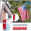 Copkim 8 Pcs Outdoor Flag Weights Magnetic for Bottom of