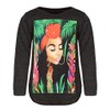 KMISSO 30229 Girls' Crew Neck Jumper, black
