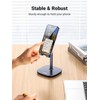Ugreen 60324 Adjustable Desktop Phone Stand, Black