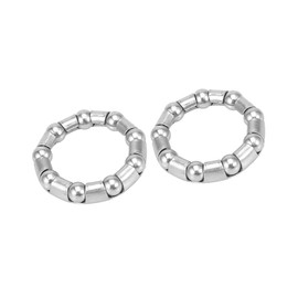 BULLSPANN Ball Bearing Cage Crank Bearing Wheel Bearing Retainer for Bicycle 44.5mm x 9 Stainless Steel 2pcs
