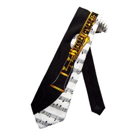 Steven Harris Clarinet Woodwind Band Neck Tie Necktie
