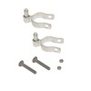 Dailydanny 2 Pack Chain Link Fence Frame Gate Post Male