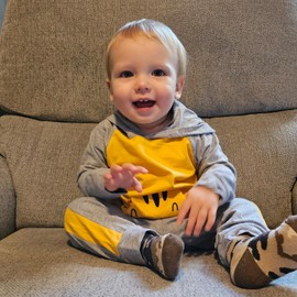 KIMI BEAR 2T Baby Boy Fall Winter Clothes Toddler Boy Outfits Long Sleeve Sweatshirts Hoodie Stretch Jogger Pants 3T Toddler Boys Spring Winter Sweatsuits