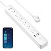 GHome Smart Power Strip, WiFi Surge Protector with 6 Individually