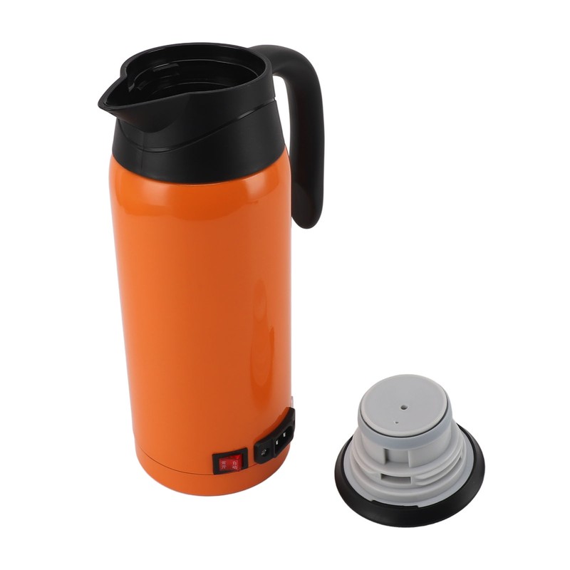 Electric Car Kettle Fast Boiling 12V 24V Dual Voltage 800ml