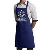 Fabulous Premium-Küchenschürze Navy Keep Calm and Sleep 5 more minutes