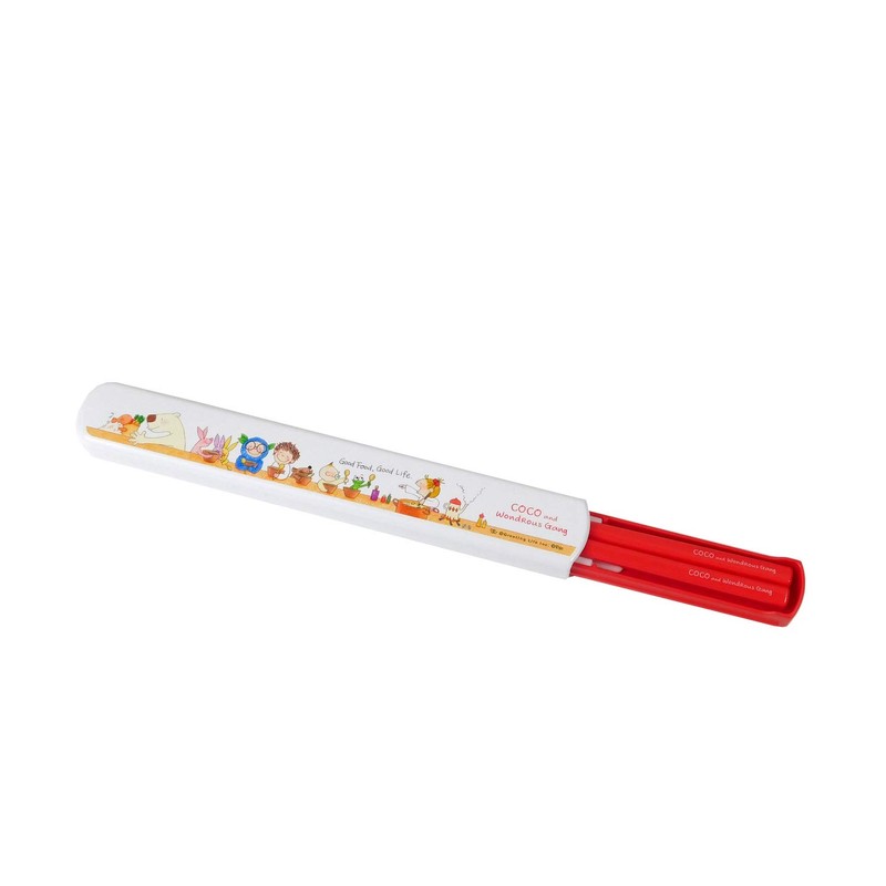 Coco-chan RYL-830 Greeting Life Ladle Lunch Box with Case, White