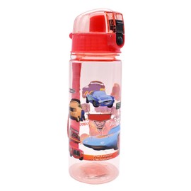 ADQPPUHR 550ml Lightning Racing Water Bottle with Straw– BPA Free - Cute Sports Bottle, Kawaii Drinking Large Capacity Reusable Leak Proof Drink for School Nursery Sports Picnic