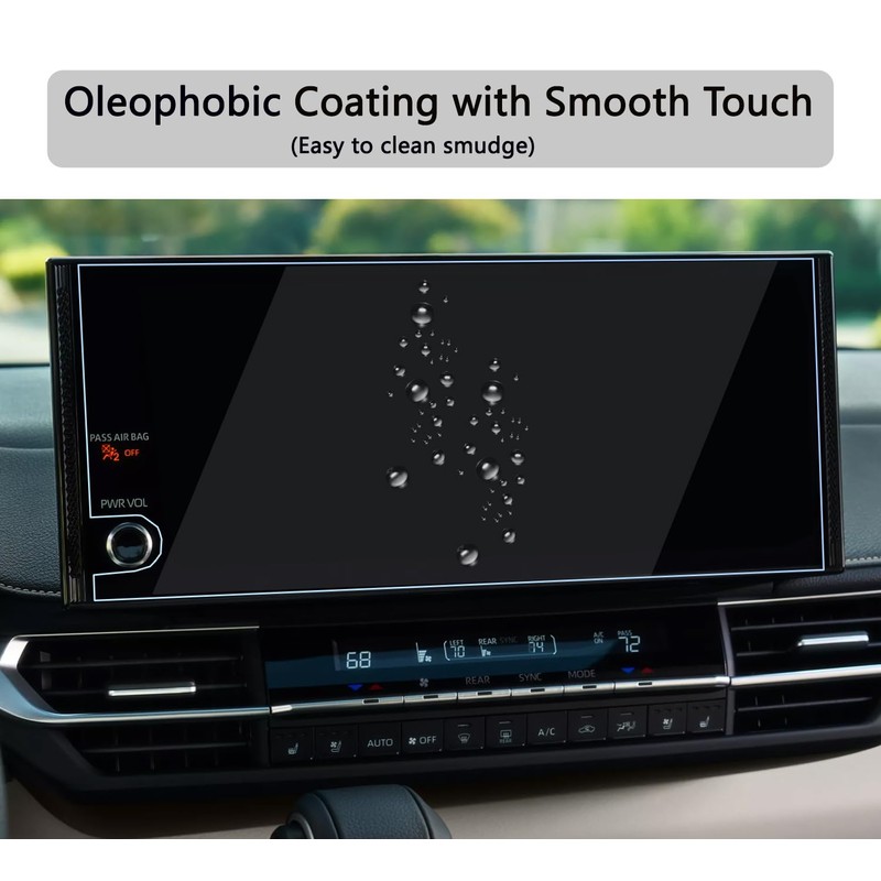 For 2025 Toyota Sienna (XLE/XSE/Limited/Platinum/Woodland Edition) 12.3-Inch Tempered Glass Screen