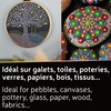 Aladine 80811 Kit Outils de Dot Painting 10 Accessories &