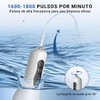 ICHIDO Irrigador Bucal Recargable, Limpiador Dental Inalámbrico con 4 Modos