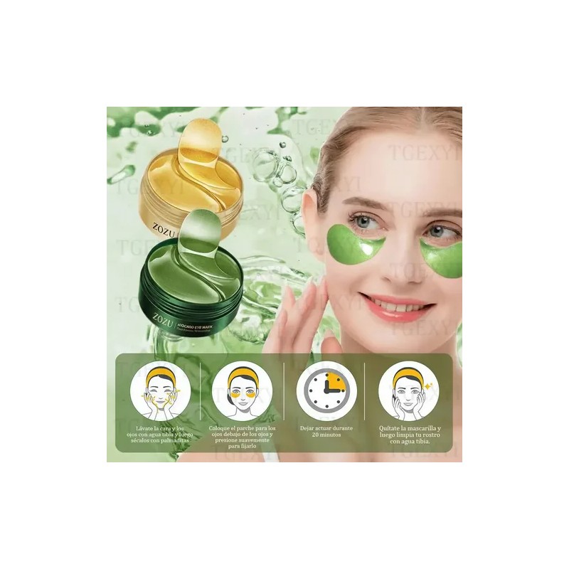 120 Pzs Parches De Colágeno Para Ojeras E Hidratación Todo