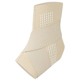 TOVINANNA Adjustable Ankle Brace Sleeve for Sports Compression Support Wrap for Men and Women Suitable for Running Basketball and Football Built-in Padding