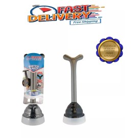 Roto-Rooter Vortex Professional Grade Plunger with Drip Tray and Splash Guard