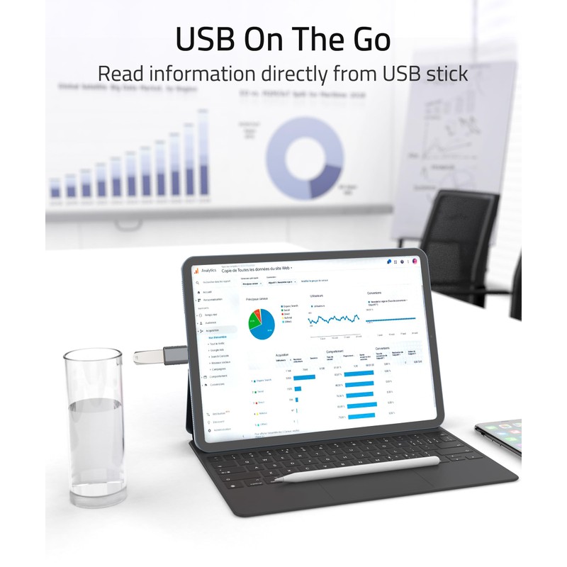 Syntech USB C to USB Adapter(2 Pack), USB-C Male to
