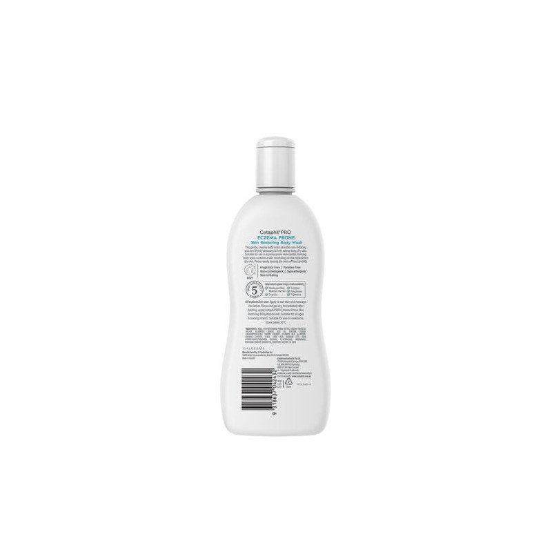 Cetaphil Pro Eczema Prone Skin Restoring Body Wash 295mL