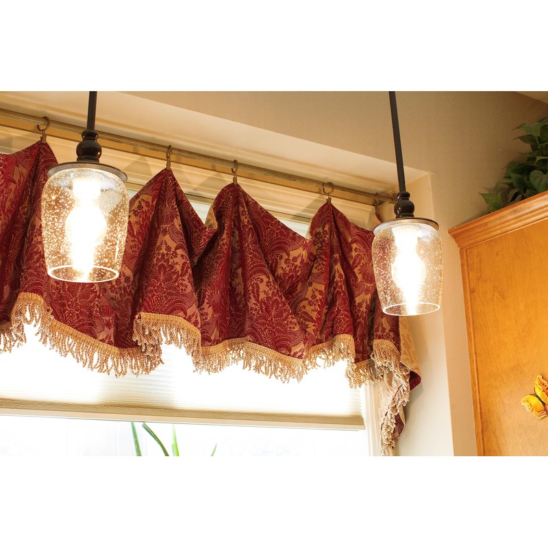 Bubble Glass shade, LEDupdates 3 Pack 5" wide Clear Seeded