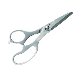 Fuji Cutlery Kitchen Scissors Silver Approx. 7.5 x 3.3 x 0.4 inches (19 x 8.5 x 1 cm)