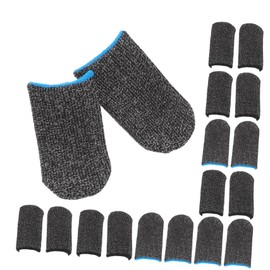 Gadpiparty 10 Pairs Gaming Finger Sleeves Breathable Sweat Touch Screen Finger Protectors Soft Comfortable Fit for Mobile Game Precision and Grip Enhancement