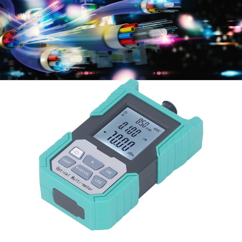 Optical Power Meter Mini Fiber Optic Cable Tester Multimeter High
