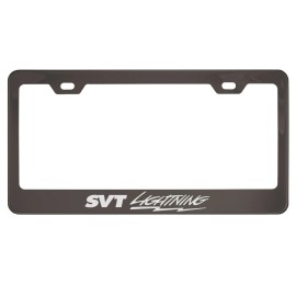 MVP Black Chrome License Plate Frame for SVT Lightning