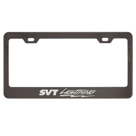 MVP Black Chrome License Plate Frame for SVT Lightning