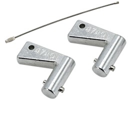 Disenparts 47401 Battery Isolator Disconnect Key 701/47401 Compatible with JCB Construction Equipment, Telehandler, Excavator, Dumper and Backhoe Loader (2PCS)