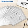 FYY Plastic Envelopes A4 Size with Button and String Tie