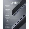 Baseus Laptop Docking Station Triple Display 12-in-1 with 2 x