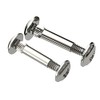Nickel M6 (31mm - 40mm) Cupboard Joining Bolts Furniture Connecting