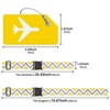 ZOUIQSS 2 Pack Adjustable Luggage Straps,Heavy Duty Suitcase Belts,Luggage Tag