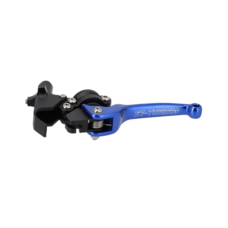 ZT-Tuning Brake and Clutch Fitting with Folding Lever Racing Blue