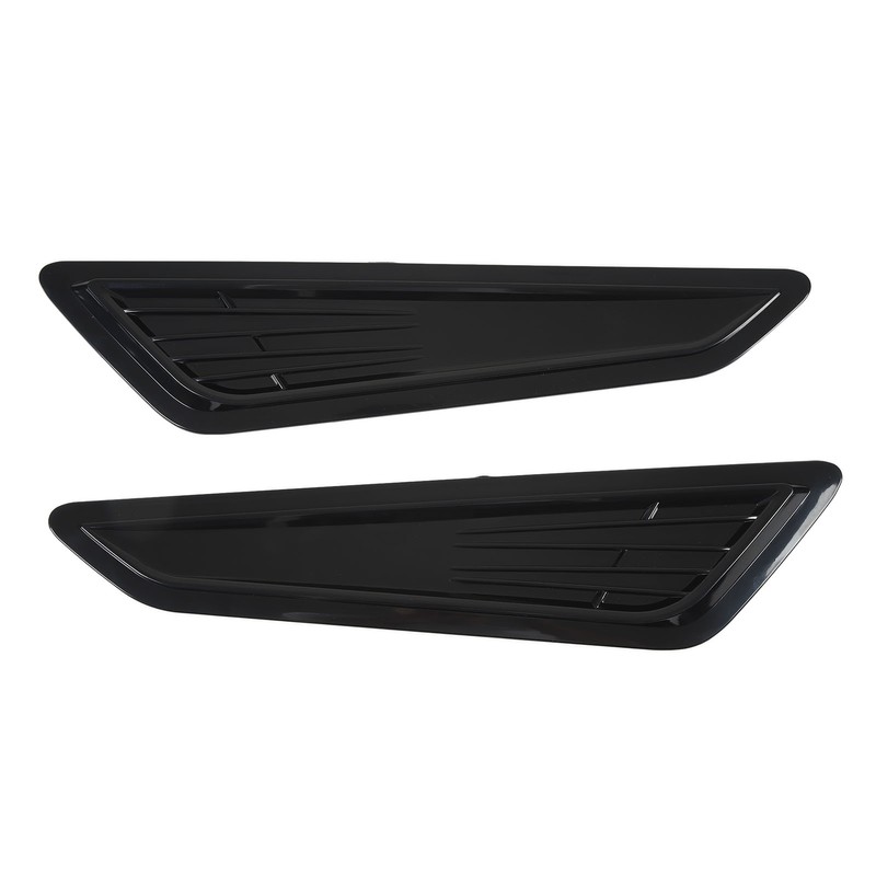 2 Pcs Hood Vent Cover Black Air Intake Dashboard Decorative