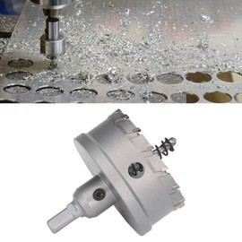 BstXqty Carbide Hole Saw C45 Steel Holes Cutter Kit,TCT Thick Metal Teeth Hole Cutter Kit with Pilot Bit for Steel Metal Aluminum Wood(75mm)