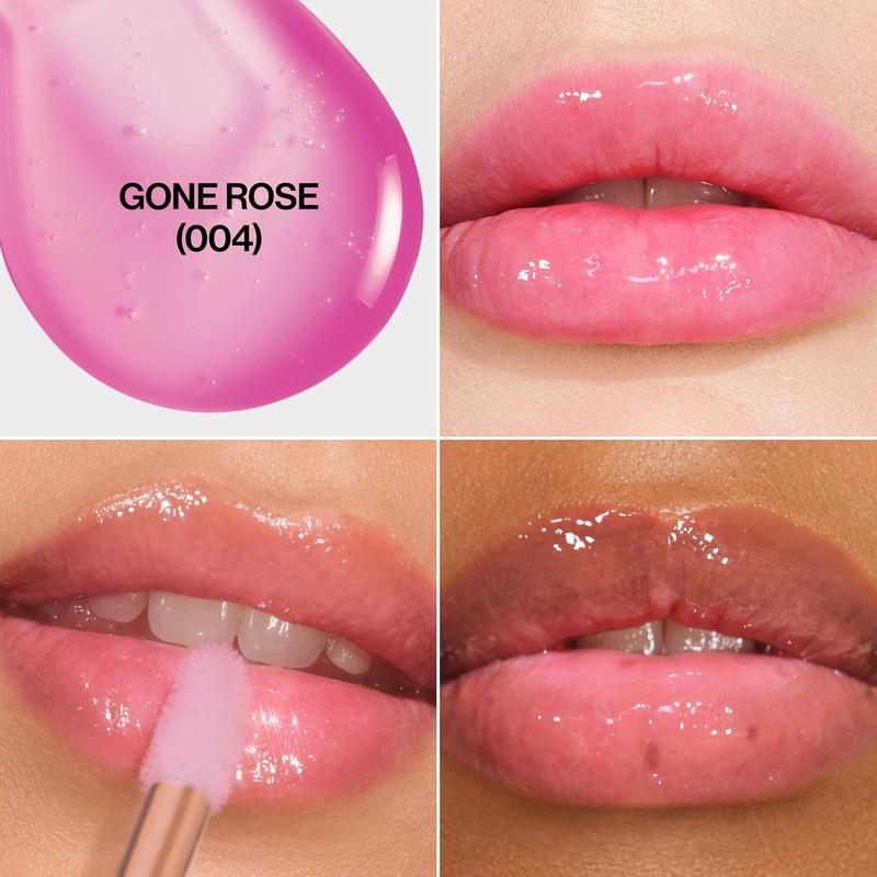 Gloss Revlon Super Lustrous Glimmer Lip Oil Tono Gone Rose