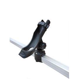 Brocraft Pontoon Boat Rod Holder /Pontoon Boat Square Rail Mount Rod Holder