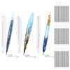 3Pcs Pen Resin Mold, Epoxy Resin Molds with 45Pcs Ink