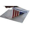 Large American Flag Patriotic Military Static Cling Window Set Includes