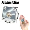 ZAHD Guitar Square Socket Plate Rectangle Guitar Jack Plate Guitar
