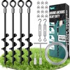 Ground Anchors Heavy Duty Mobile Home Anchor Shed Anchors Kit,
