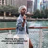 DRESHOW 1 Piece African Women's Turban Braid Headwear Headscarf Chemo