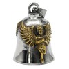 MOYOZZ Guardian Prayer Blessing Angel Gold Wing Motorcycle Biker Bell