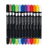 Daler-Rowney Simply Dual Tip Marker Set, 12 Pens, Assorted Colours,
