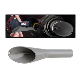 CGEAMDY Car Petrol Fuel Funnel, Flexible Draining Tool Snap Funnel, Multifunctional Plastic Fuel Funnels, Car Petrol Fuel Funnels for Motorcycle Car Petrol and Household Uses(Grey)