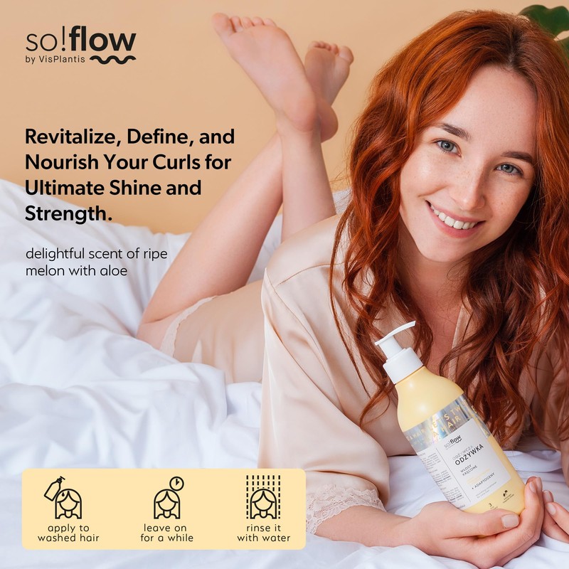 So!Flow Curl Moisture Conditioner with Linseed and Hydrolyzed Proteins -