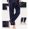 DAVID ARCHY Mens Pajamas Set Soft Cotton Notched Collar Pajamas