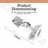 Stainless Steel Grill Lid Hinge Kit Compatible with We-BER Smokey