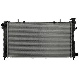 ASAPE 2312 Engine Radiator Assembly Fit for Chrysler Voyager 2001-2003 for Dodge Caravan 2001-2004 (Aluminum)