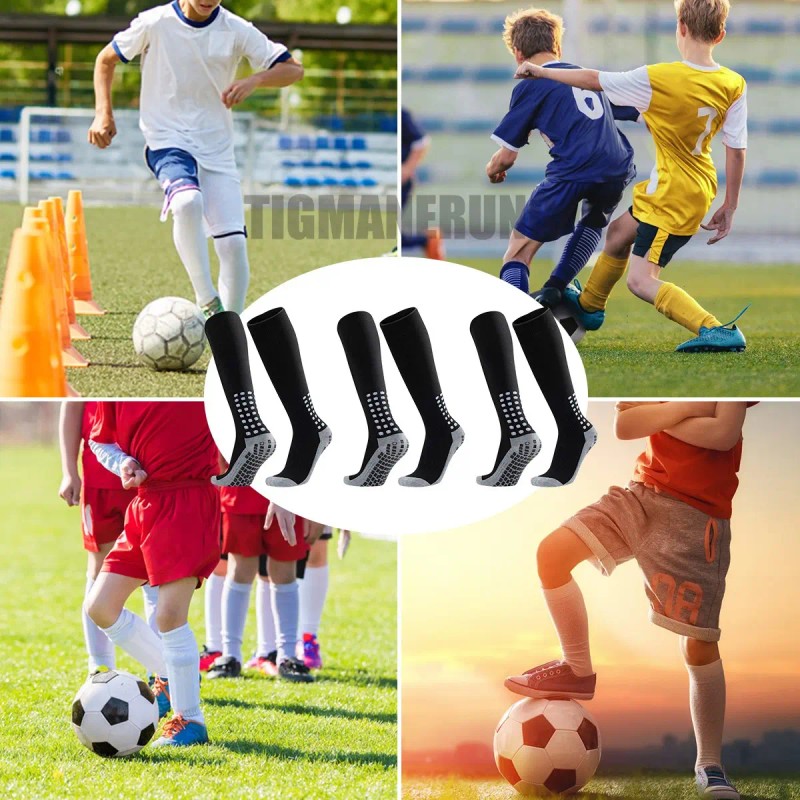 3par Niños Calcetin Media Deportivos Fútbol Antideslizante